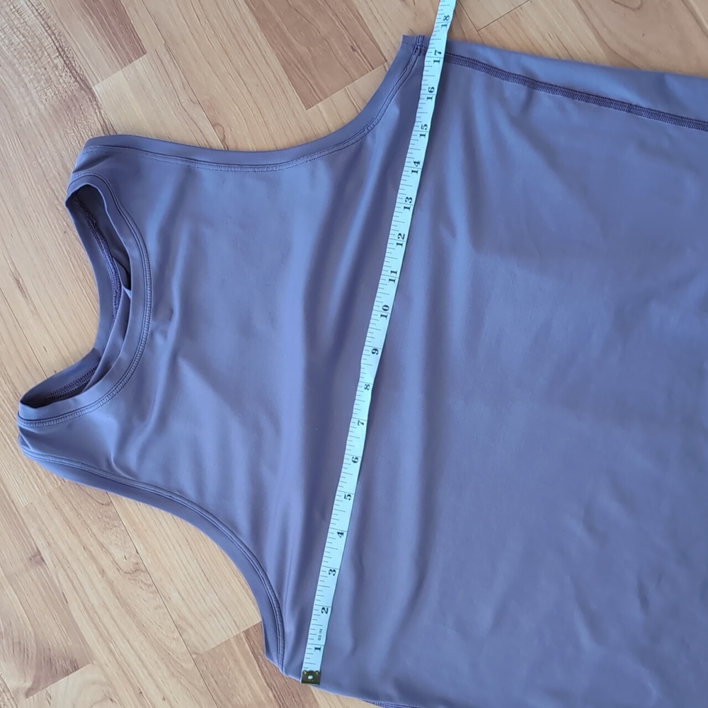 Lululemon All Tied Up Tank Open Back Zinc Frosted Mulberry 8 - Picture 9 of 10